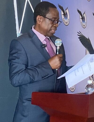 RIDA Director General Mr Christopher Shumba giving opening remarks to kickstart workshop