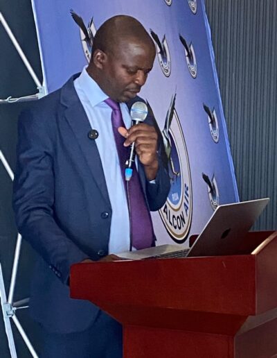 Director Finance Mr Nyamuda presenting his Department’s Performance Review